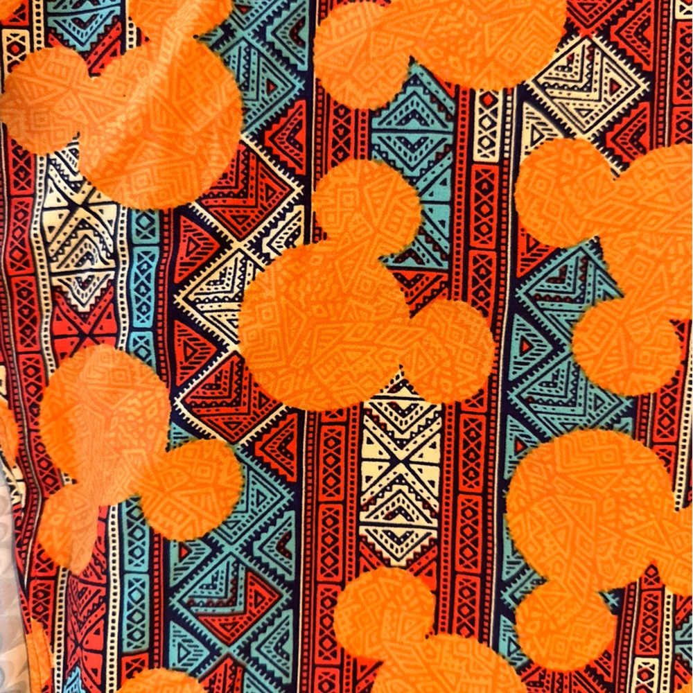 LuLaRoe TC Mickey Mouse design leggings